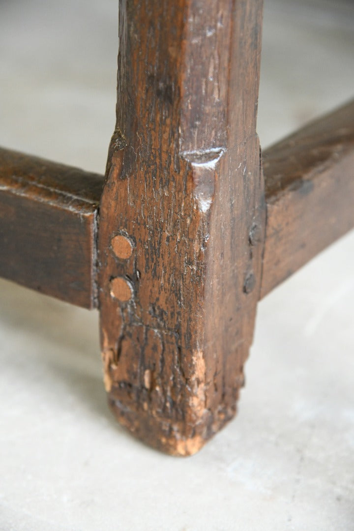 Rustic Country Oak Side Table