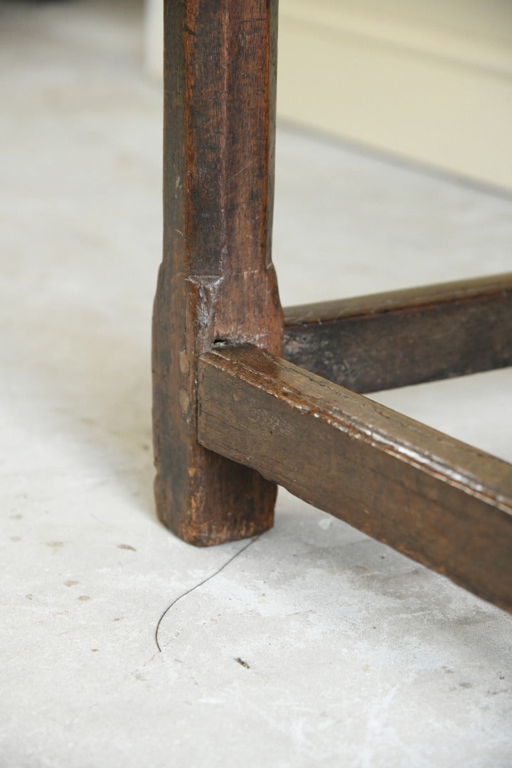 Rustic Country Oak Side Table