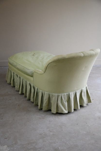 Vintage Style Upholstered Chaise Longue