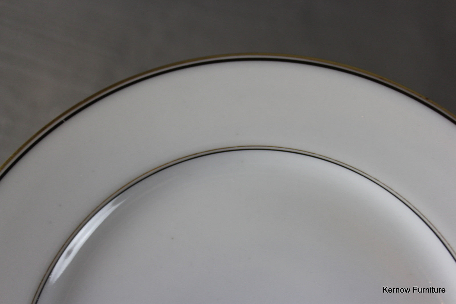 4 Traditional Style White Porcelain Side Plates - Kernow Furniture