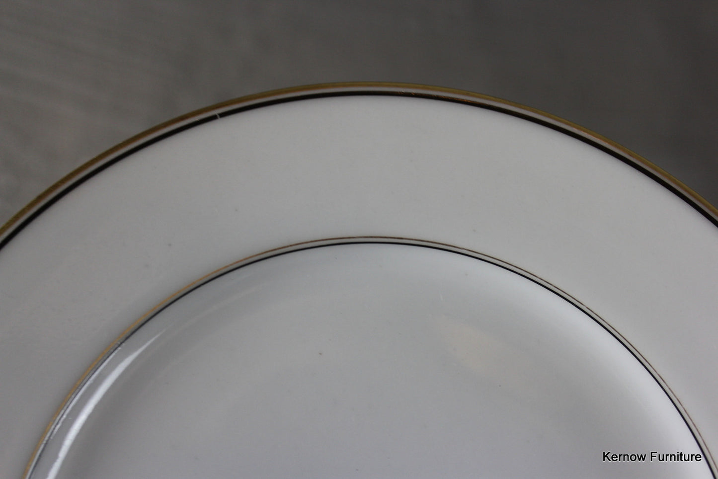 4 Traditional Style White Porcelain Side Plates - Kernow Furniture