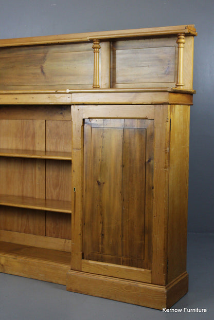 Rustic Pine Breakfront Sideboard - Kernow Furniture