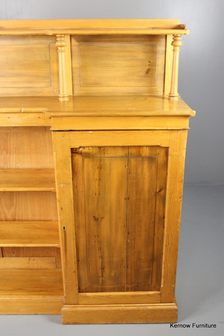 Rustic Pine Breakfront Sideboard - Kernow Furniture