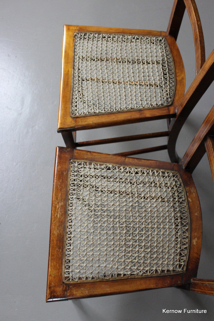 Pair Small Occasional Chairs - Kernow Furniture