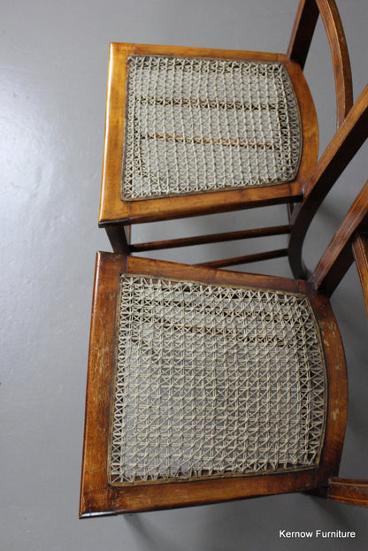 Pair Small Occasional Chairs - Kernow Furniture