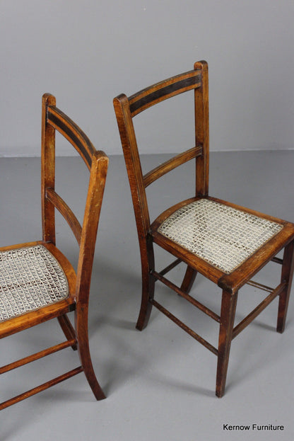 Pair Small Occasional Chairs - Kernow Furniture