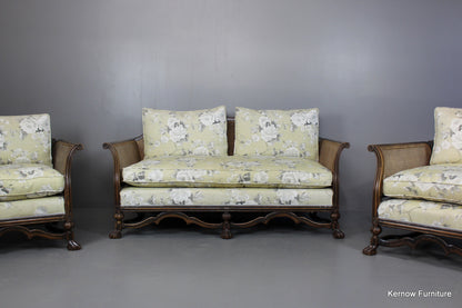 Early 20th Century Bergere Suite - Kernow Furniture