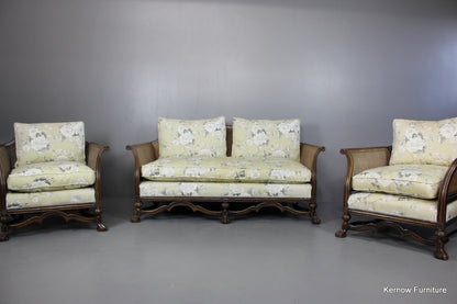 Early 20th Century Bergere Suite - Kernow Furniture