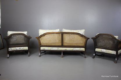 Early 20th Century Bergere Suite - Kernow Furniture