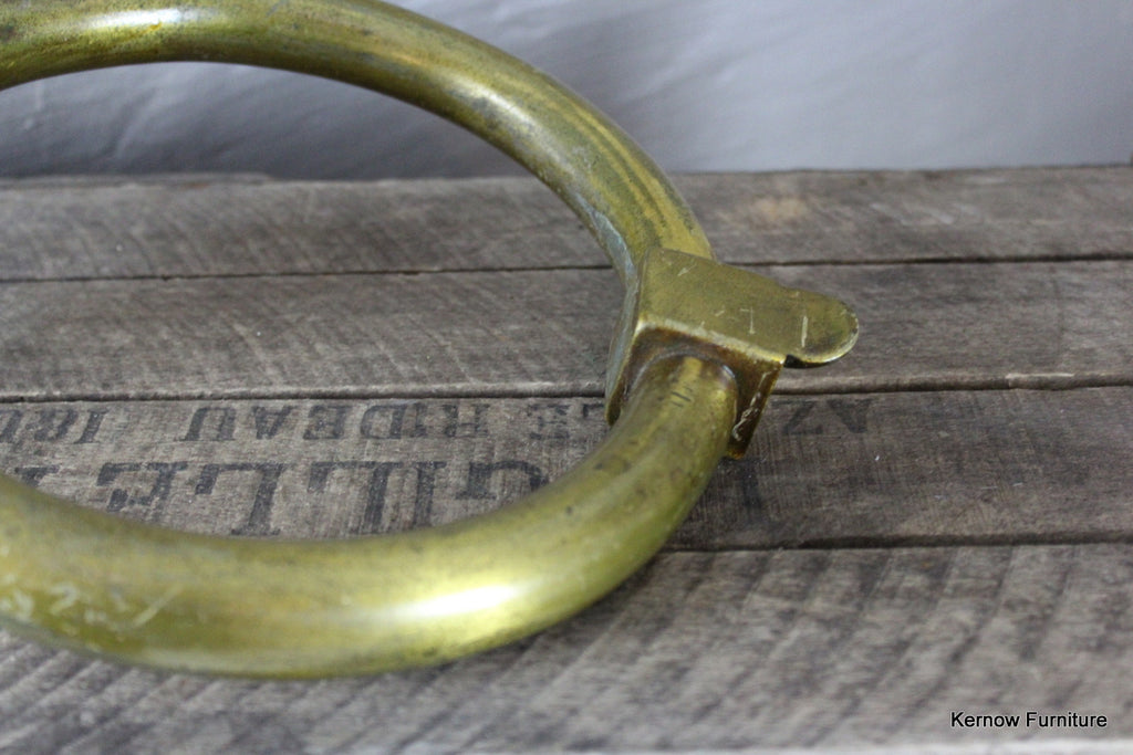 Huge Brass Ring Knocker - Kernow Furniture