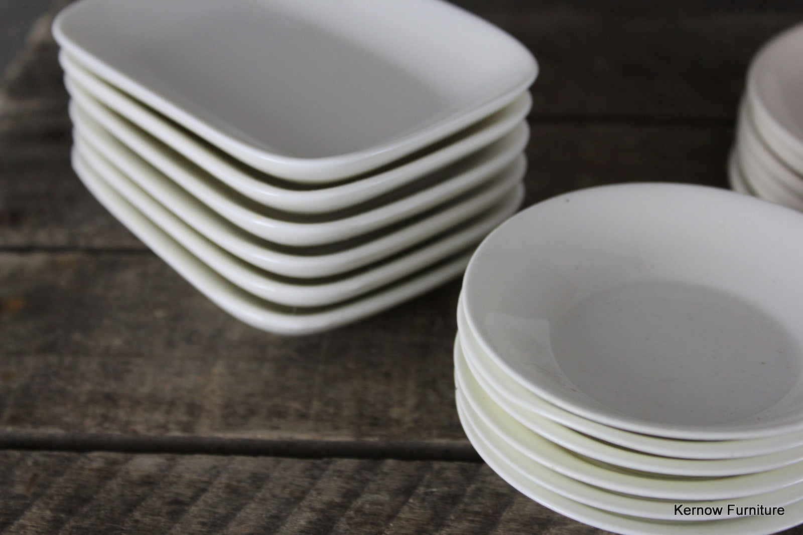 Collection Small White Dishes - Kernow Furniture