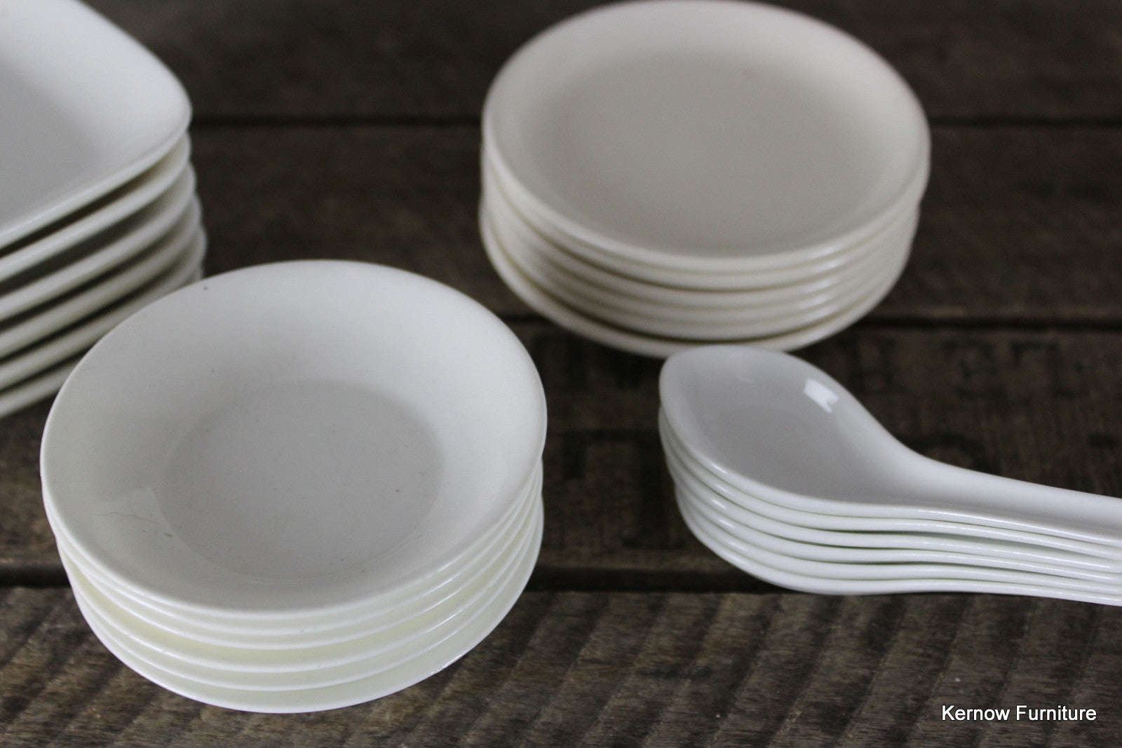 Collection Small White Dishes - Kernow Furniture