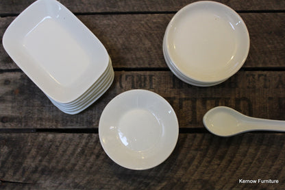 Collection Small White Dishes - Kernow Furniture