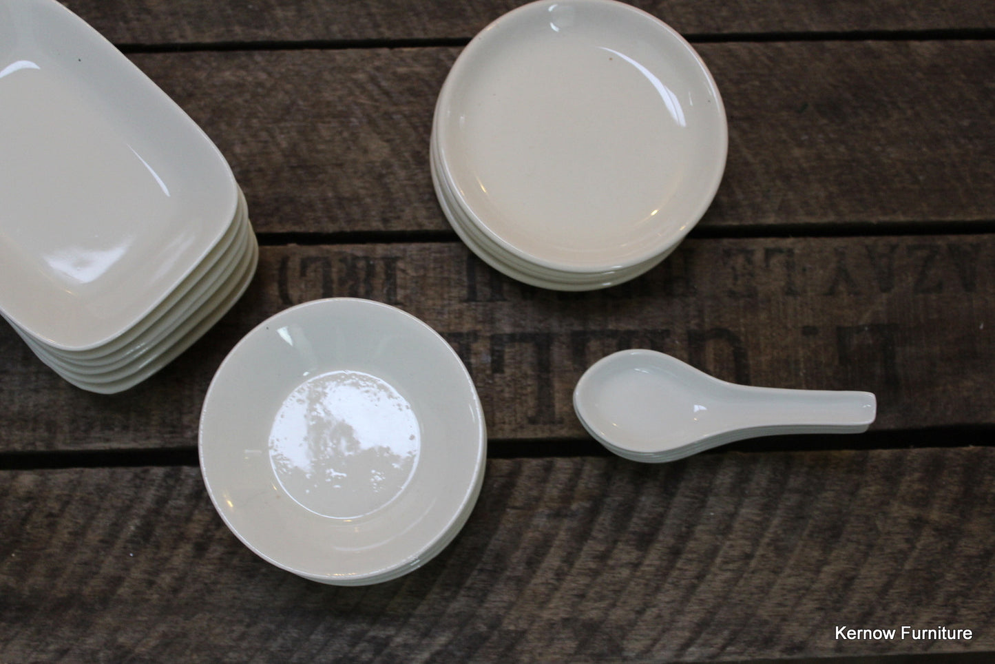 Collection Small White Dishes - Kernow Furniture