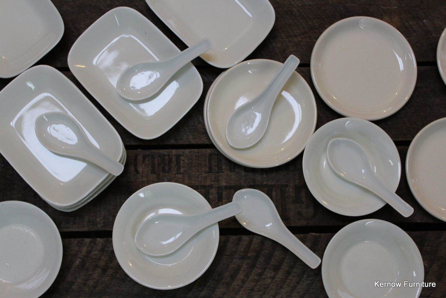 Collection Small White Dishes - Kernow Furniture