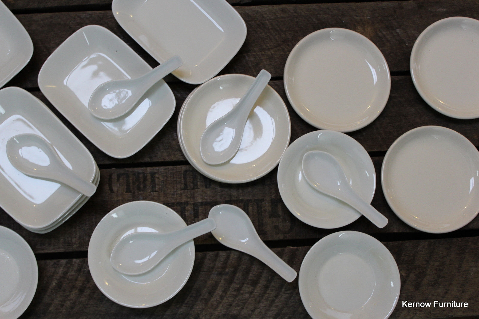 Collection Small White Dishes - Kernow Furniture