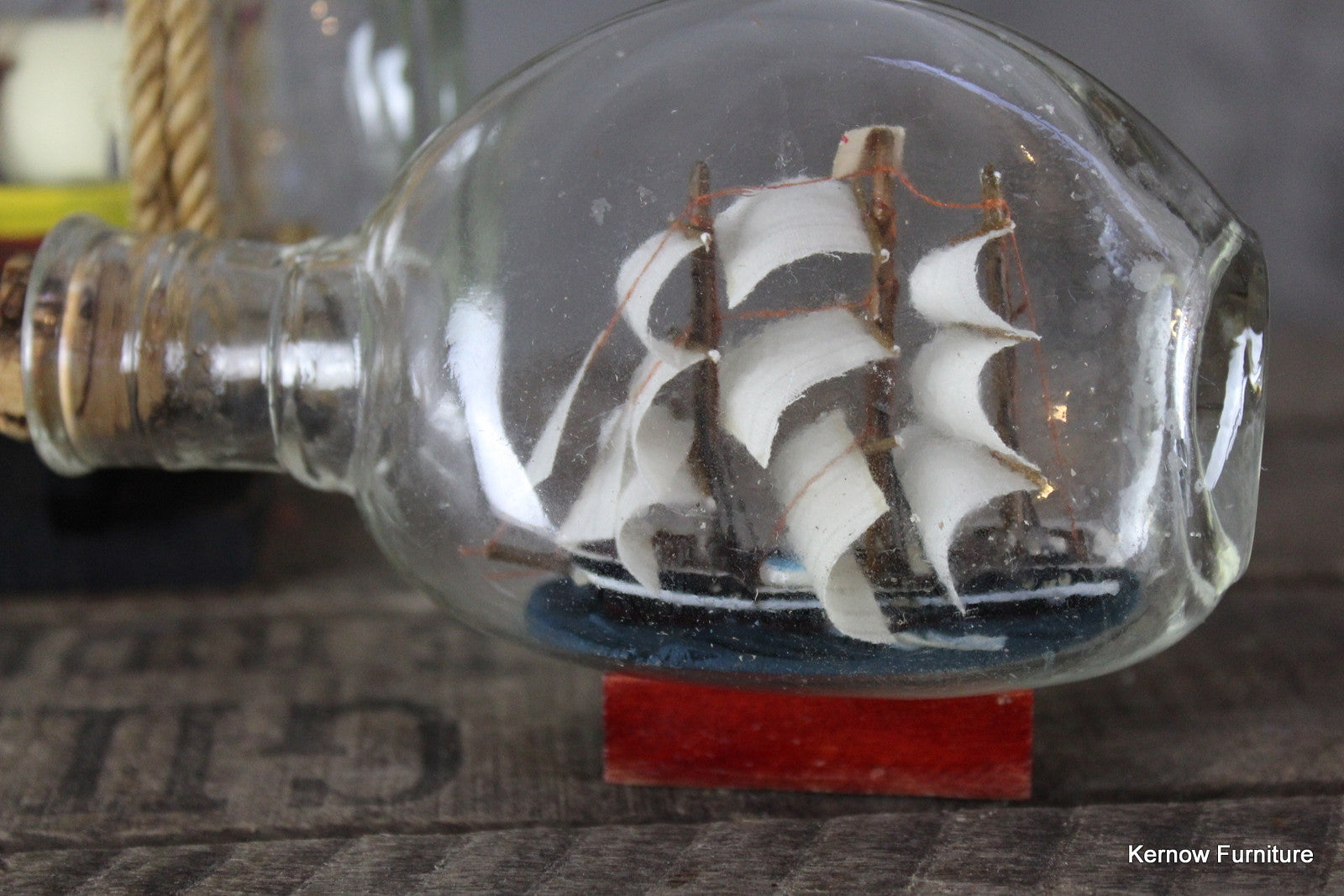 3 Ships In Bottles - Kernow Furniture