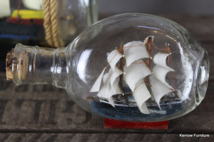 3 Ships In Bottles - Kernow Furniture