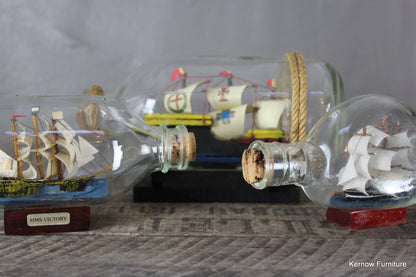 3 Ships In Bottles - Kernow Furniture