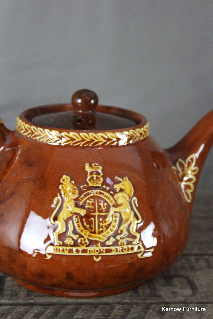 Dartmouth Pottery Coronation Tea Pot - Kernow Furniture