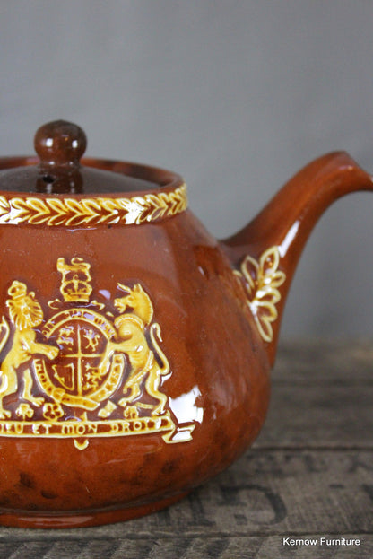 Dartmouth Pottery Coronation Tea Pot - Kernow Furniture