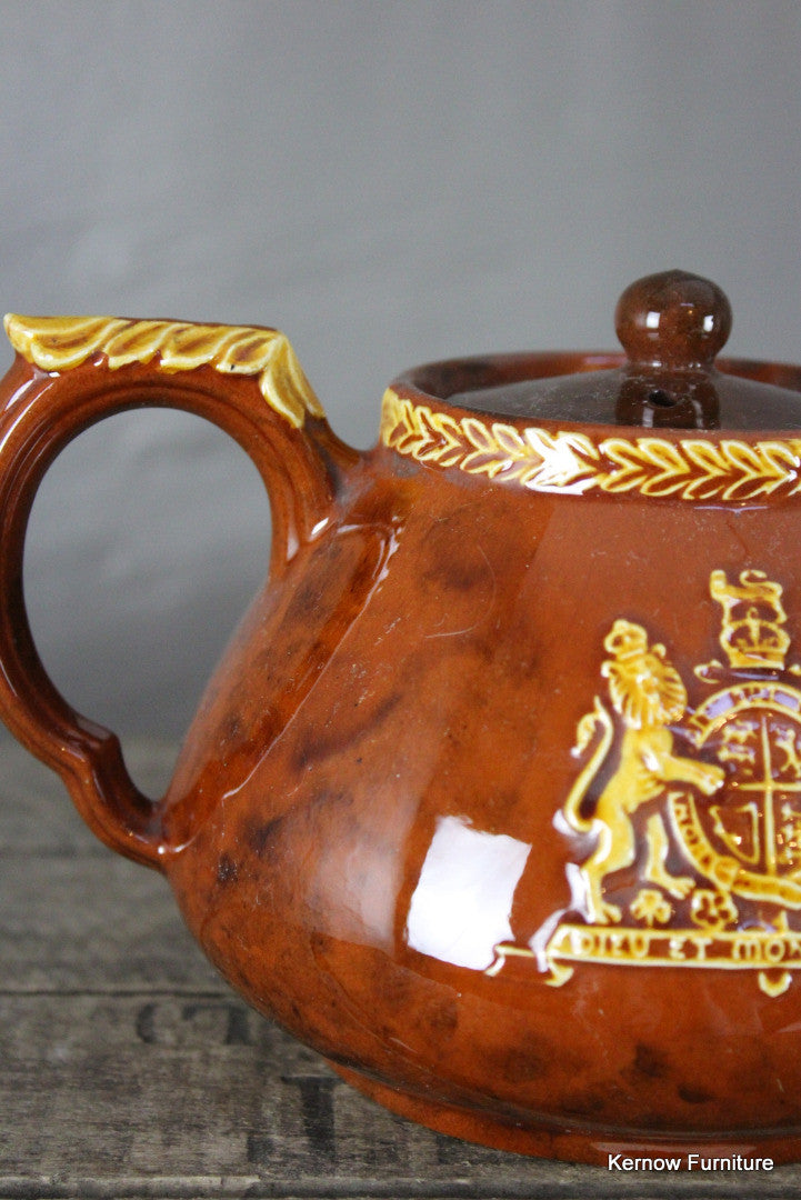 Dartmouth Pottery Coronation Tea Pot - Kernow Furniture