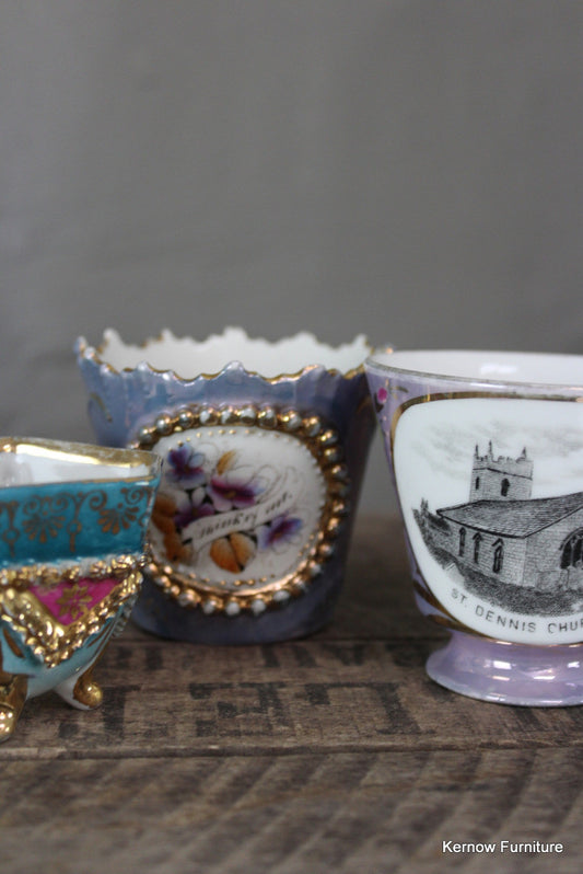 3 Small Souvenir Cups - Kernow Furniture