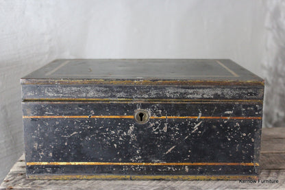 Black Victorian Campaign Tin - Kernow Furniture