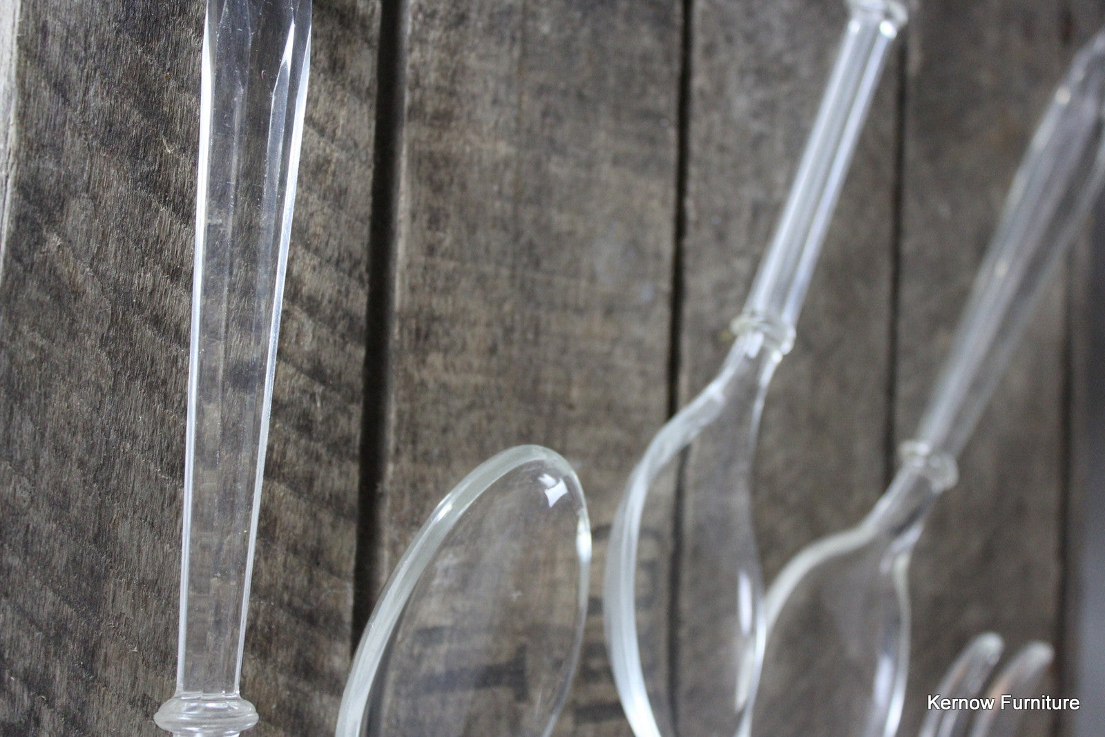 Assorted Glass Salad Servers - Kernow Furniture