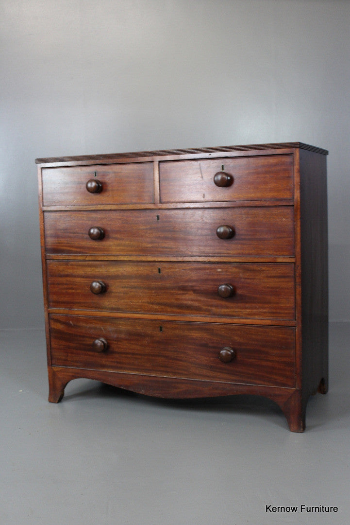 Antique Mahogany Chest of Drawers - Kernow Furniture