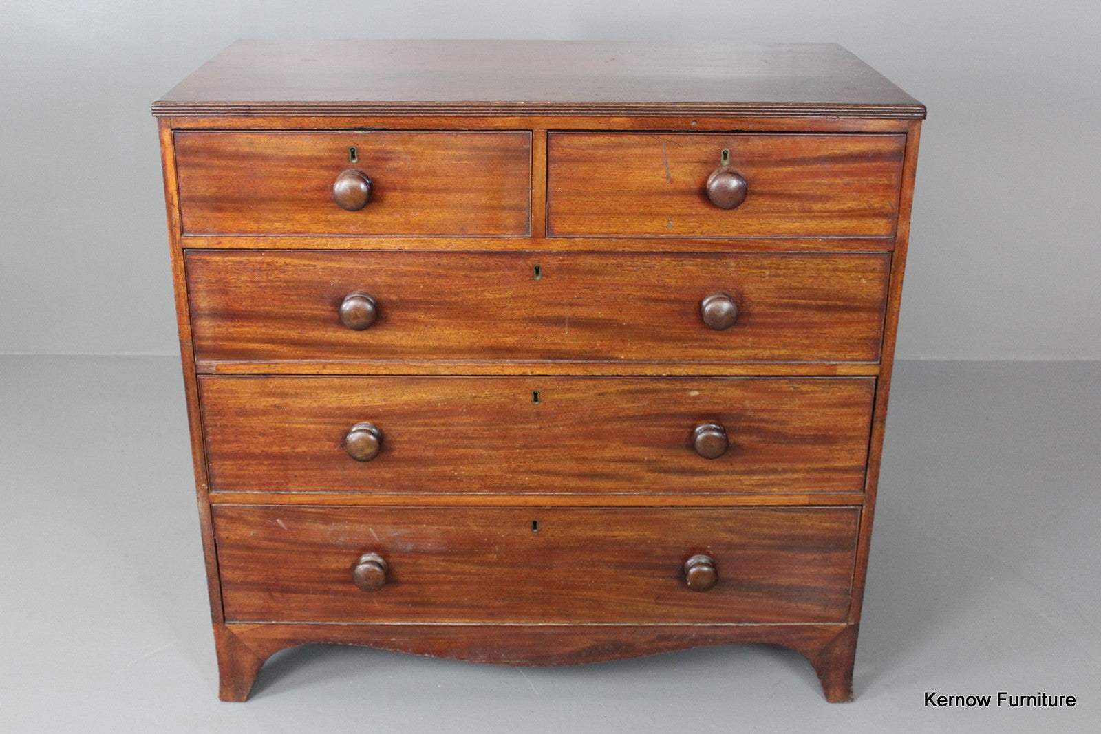 Antique Mahogany Chest of Drawers - Kernow Furniture