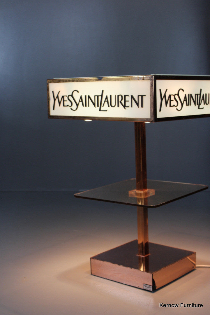 Yves Saint Laurent Shop Display Lamp - Kernow Furniture