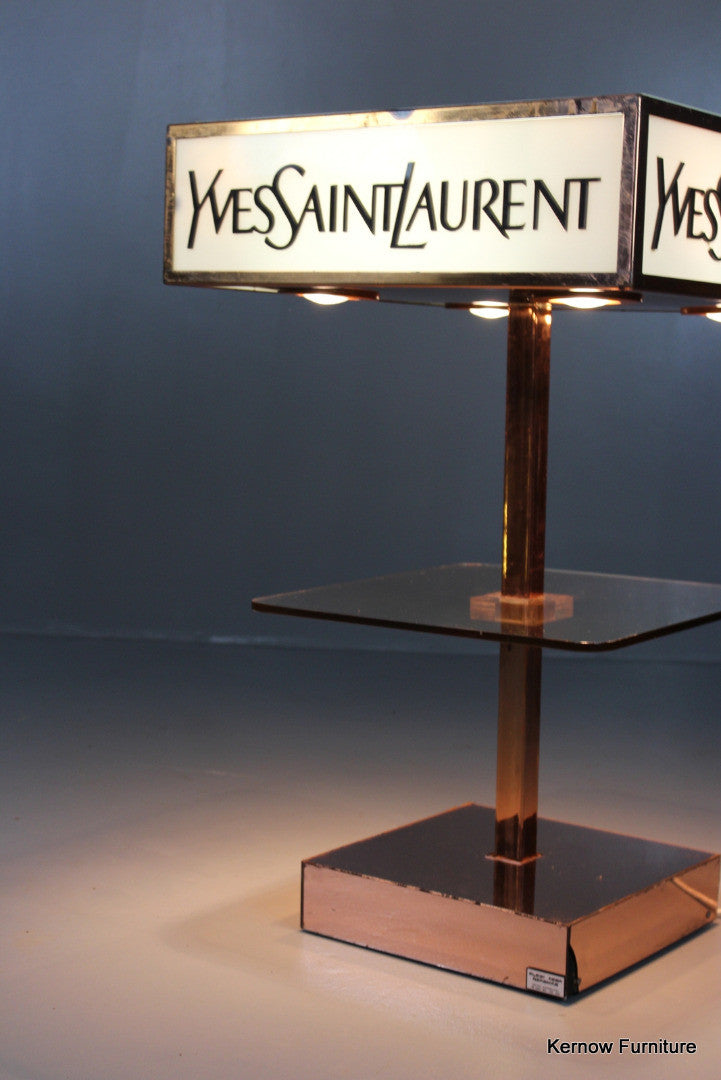 Yves Saint Laurent Shop Display Lamp - Kernow Furniture