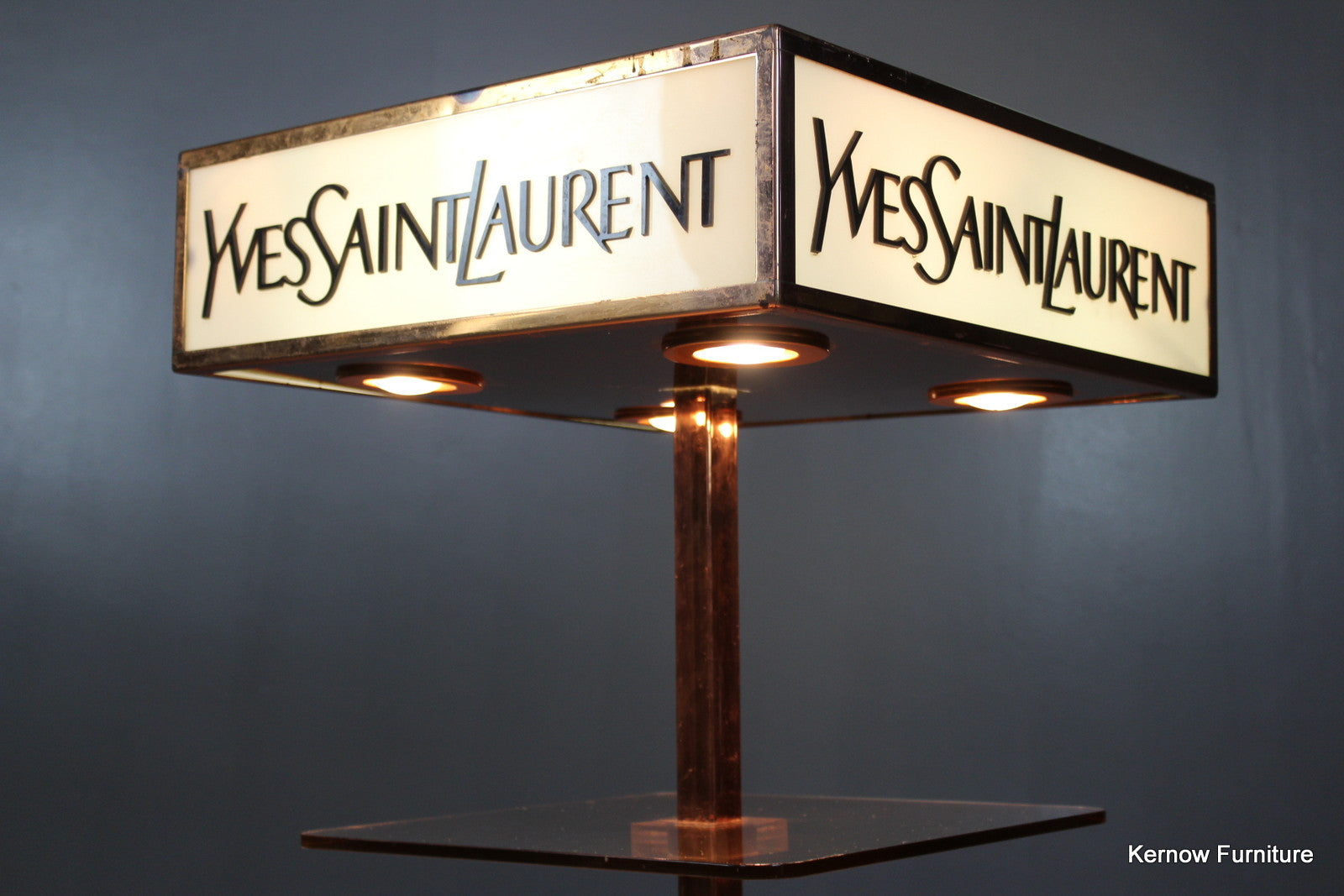 Yves Saint Laurent Shop Display Lamp - Kernow Furniture