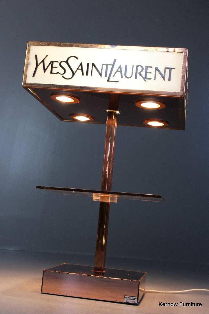 Yves Saint Laurent Shop Display Lamp - Kernow Furniture