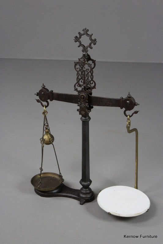 Victorian Shop Counter Scales - Kernow Furniture