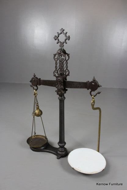 Victorian Shop Counter Scales - Kernow Furniture