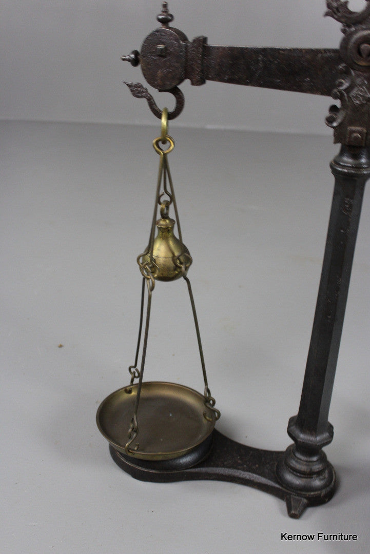 Victorian Shop Counter Scales - Kernow Furniture