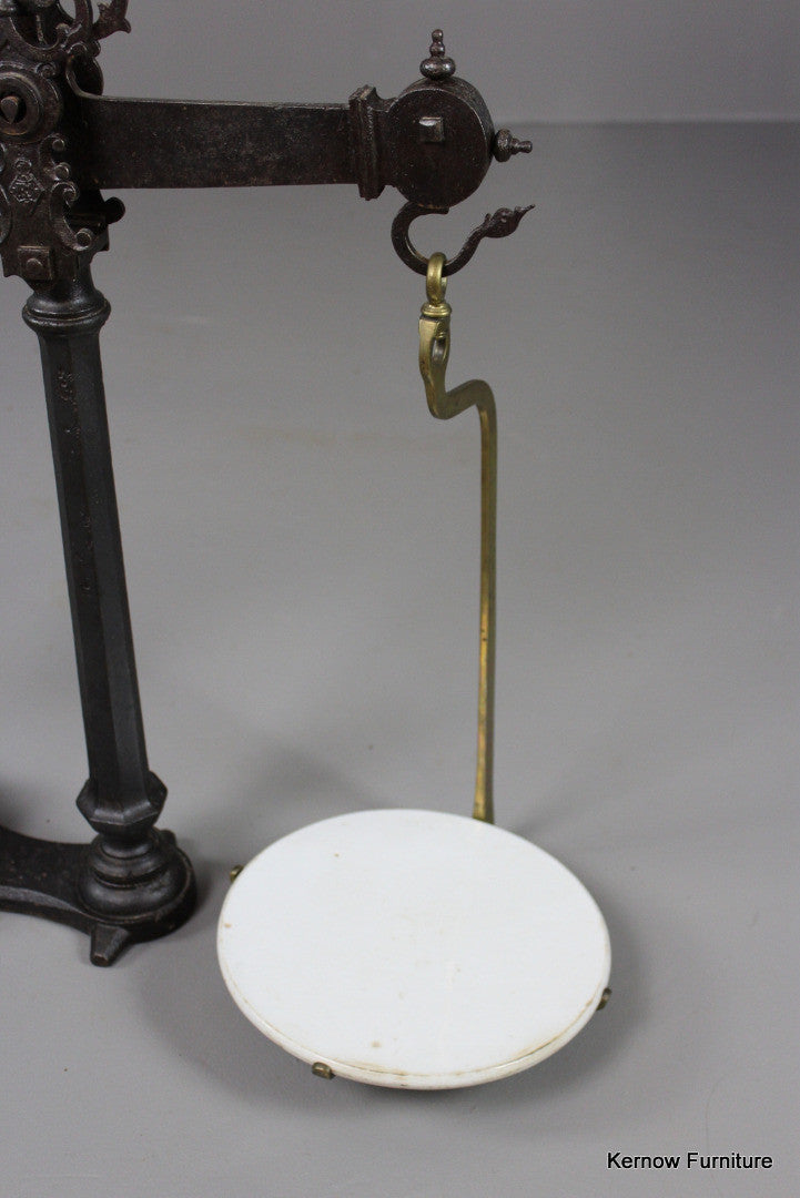 Victorian Shop Counter Scales - Kernow Furniture