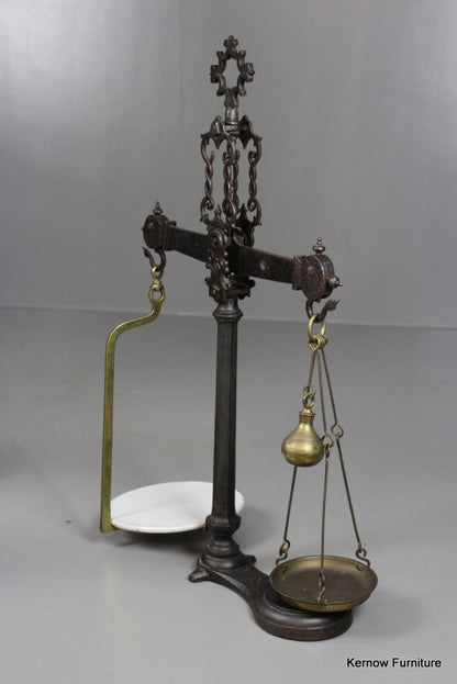 Victorian Shop Counter Scales - Kernow Furniture