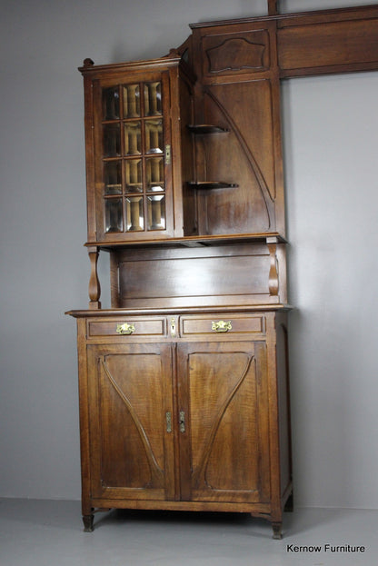 Art Nouveau Walnut Door Surround - Kernow Furniture