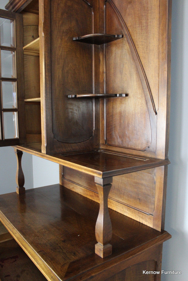 Art Nouveau Walnut Door Surround - Kernow Furniture