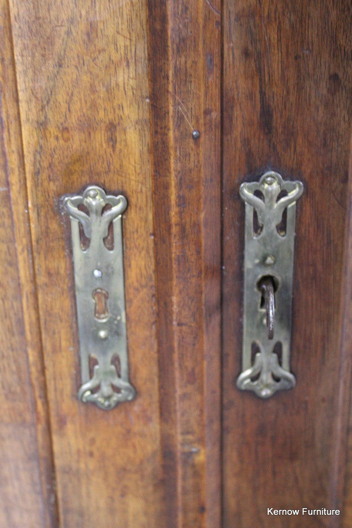 Art Nouveau Walnut Door Surround - Kernow Furniture