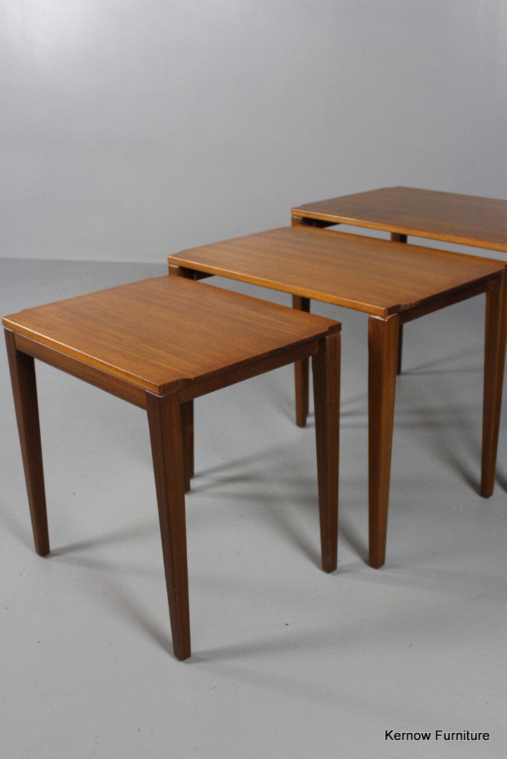 Retro Teak Nest Tables - Kernow Furniture