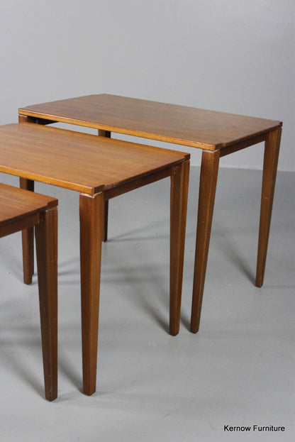 Retro Teak Nest Tables - Kernow Furniture