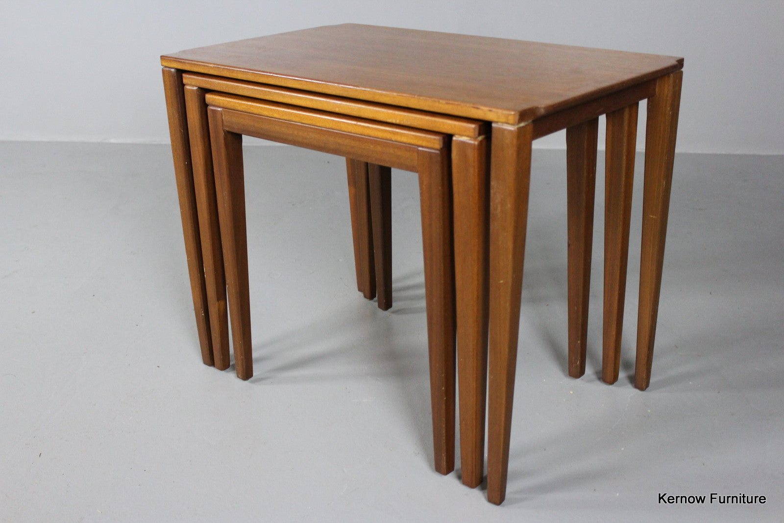 Retro Teak Nest Tables - Kernow Furniture