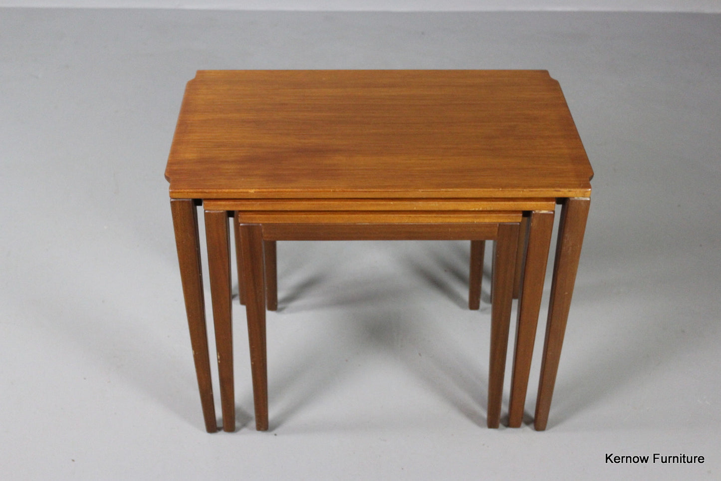 Retro Teak Nest Tables - Kernow Furniture