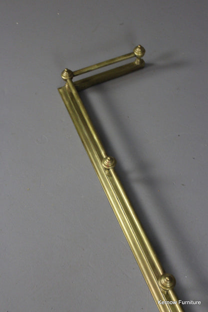 Victorian Brass Fire Fender - Kernow Furniture