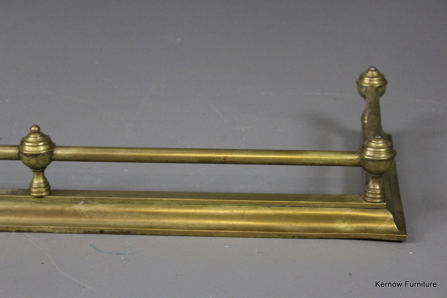 Victorian Brass Fire Fender - Kernow Furniture