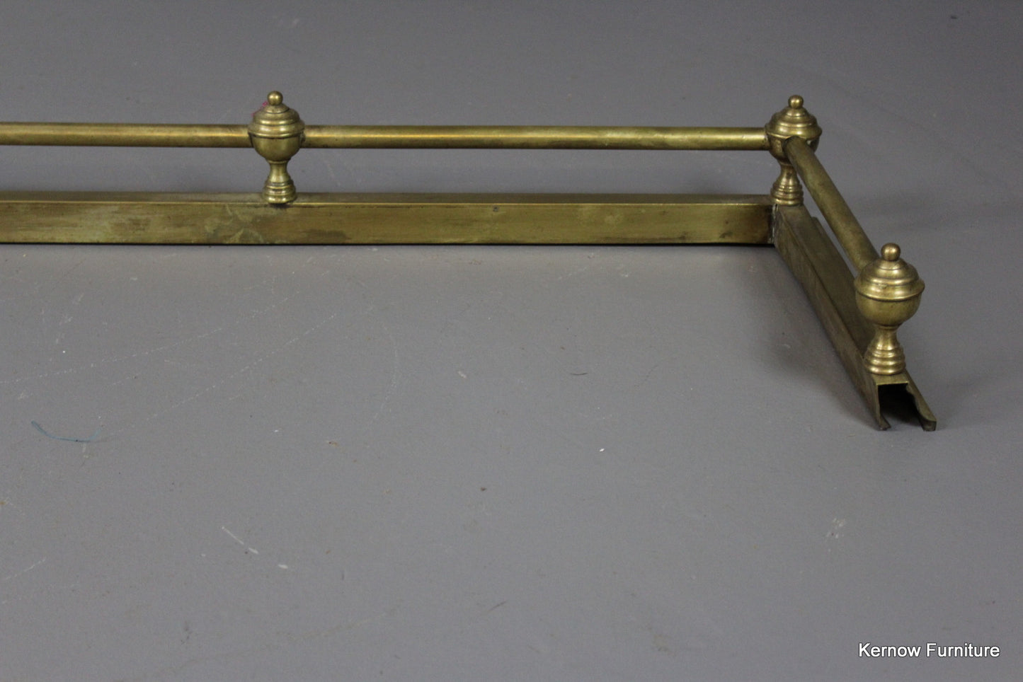 Victorian Brass Fire Fender - Kernow Furniture